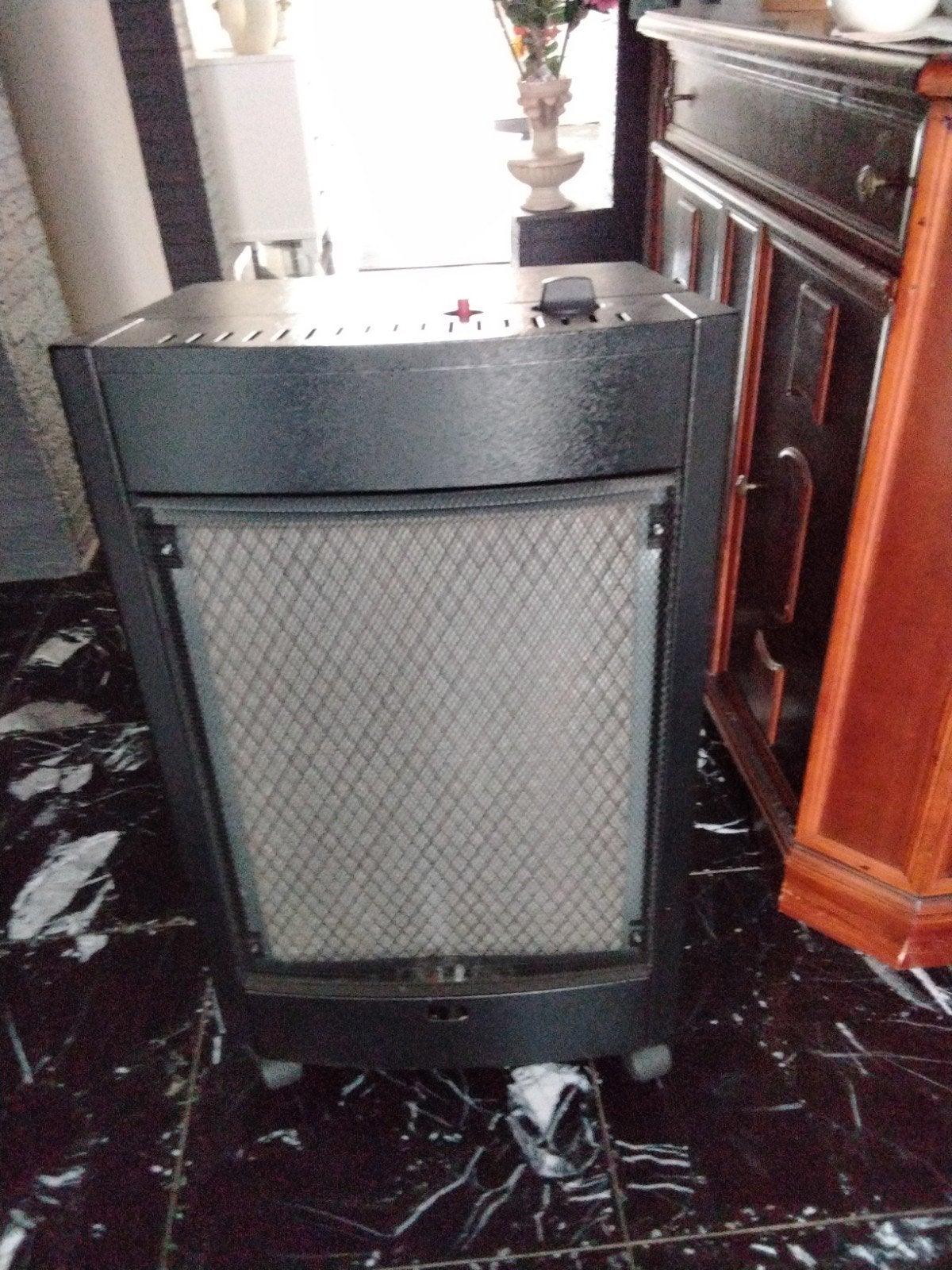 gaskacheltje bijverwarming, Ophalen, Gaskachel