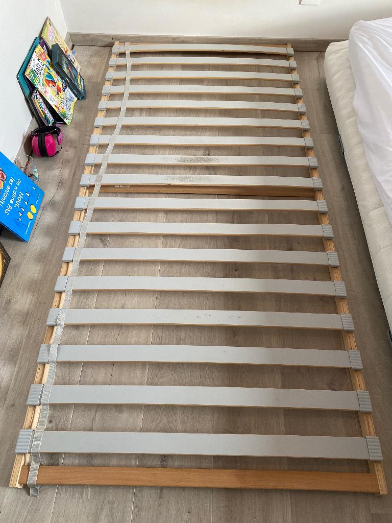 Boxspring 90x200, Ophalen, Gebruikt, Bedbodem