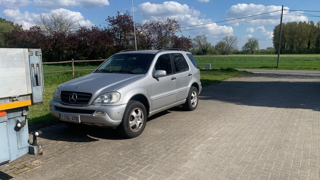 Mercedes ML 270, Auto's, Zwart, Diesel, 5 deurs, Zilver of Grijs