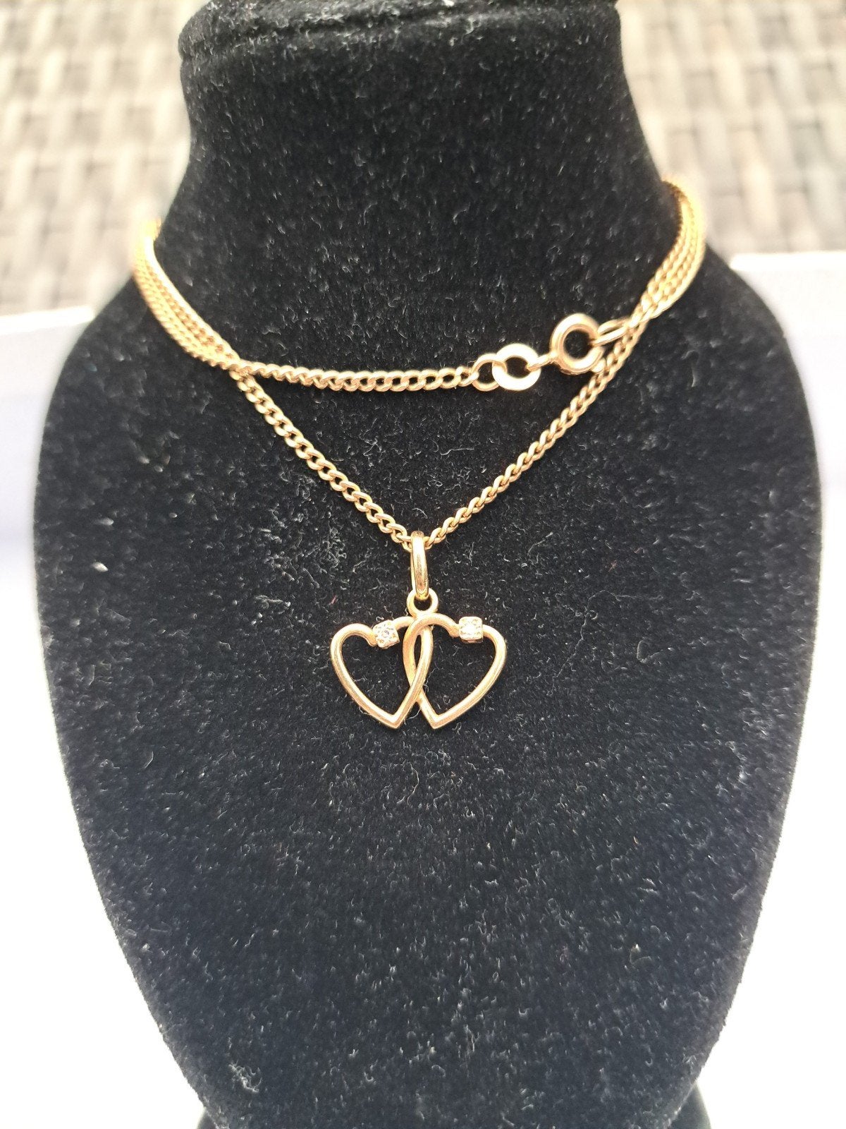 collier et pendentif en or 18k 46 cm 7,03g, Bijoux, Sacs & Beauté, Enlèvement ou Envoi, Or, Or