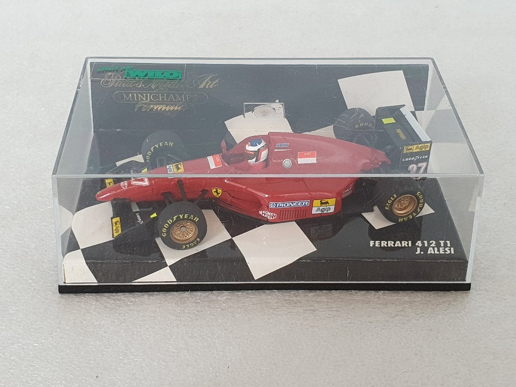 Minichamps Formula Ferrari 412 T1 J. Alesi (1/43), Hobby en Vrije tijd, Modelauto's | 1:43, Ophalen of Verzenden, Gebruikt, Auto
