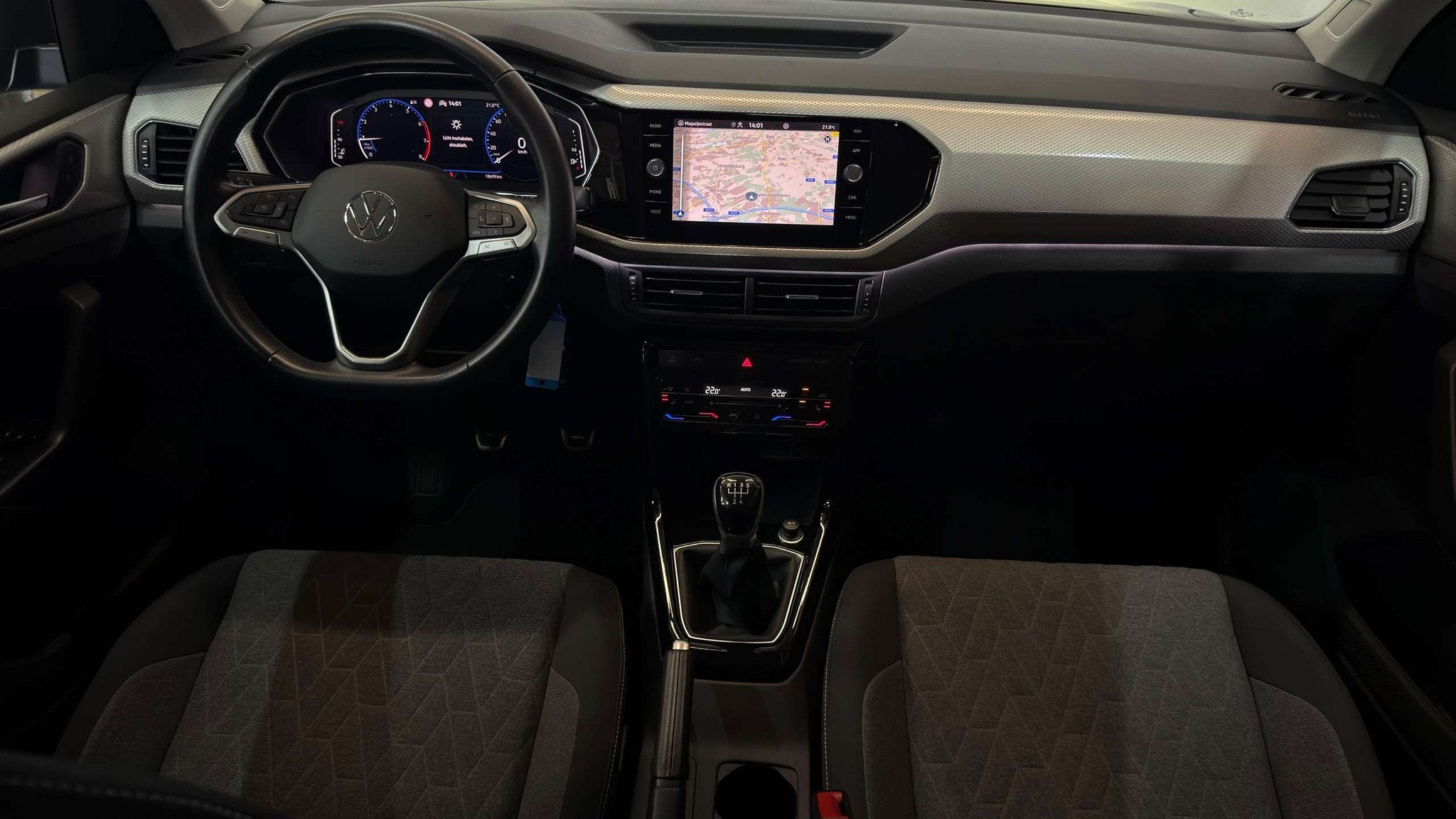 Volkswagen T-Cross 1.0 TSI Garantie Benzine, Auto's, Volkswagen, USB, Gebruikt, 95 pk, Bedrijf