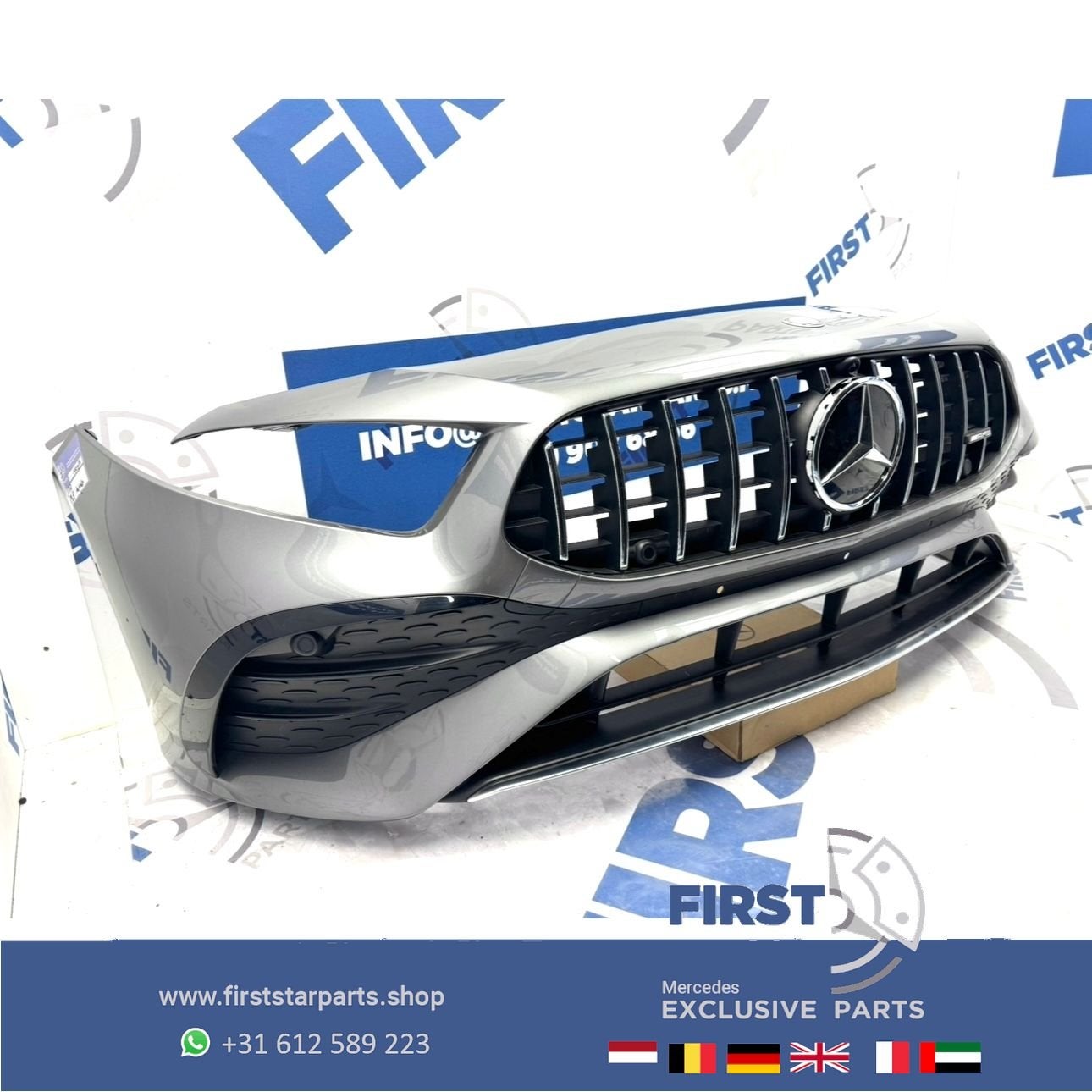 W177 FACELIFT BUMPER A35 AMG VOORBUMPER COMPLEET PERFORMANCE, Utilisé, -, Avant, -