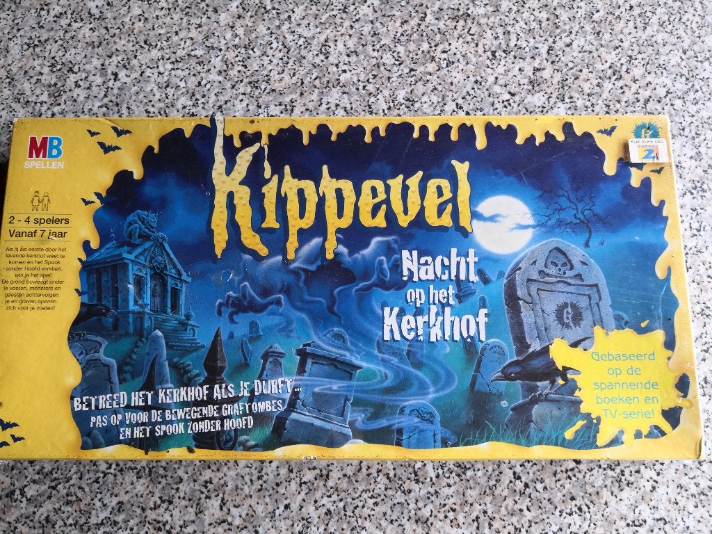 MB bordspel - kippevel - nacht op het kerkhof (1996), Ophalen
