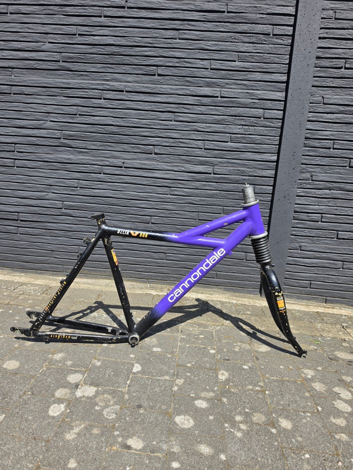 Cadre VTT rétro Cannondale Delta V900 1992, Vélos & Vélomoteurs, Frein sur jante, 24 pouces ou plus, Aluminium, Enlèvement