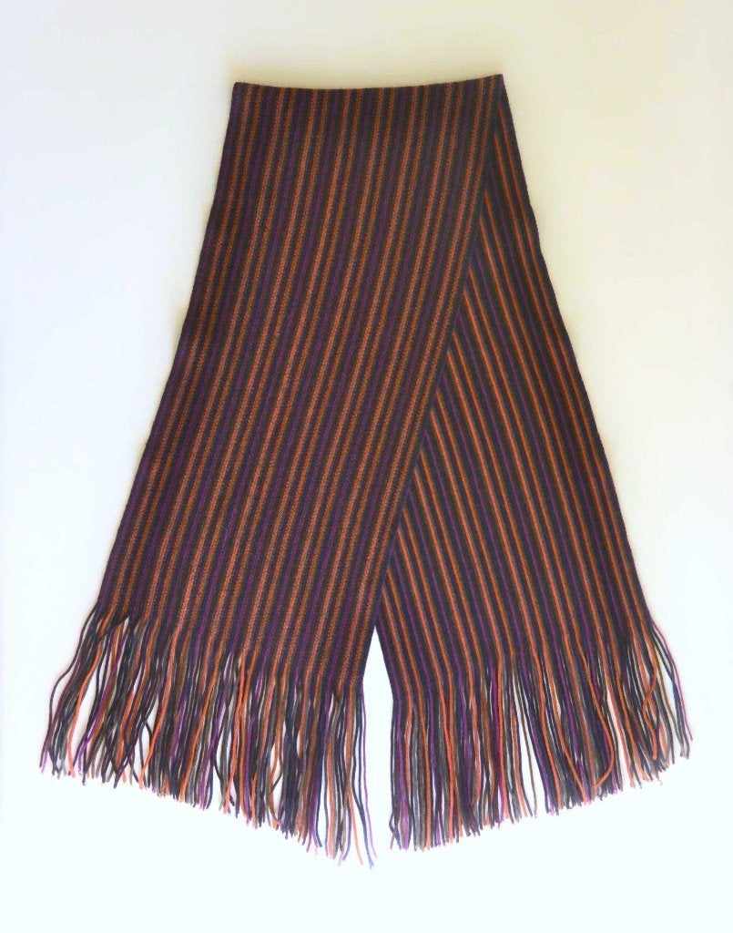 Echarpe rayée multicolore à franges, Vêtements | Hommes, Enlèvement ou Envoi, Comme neuf, Autres tailles, Écharpe