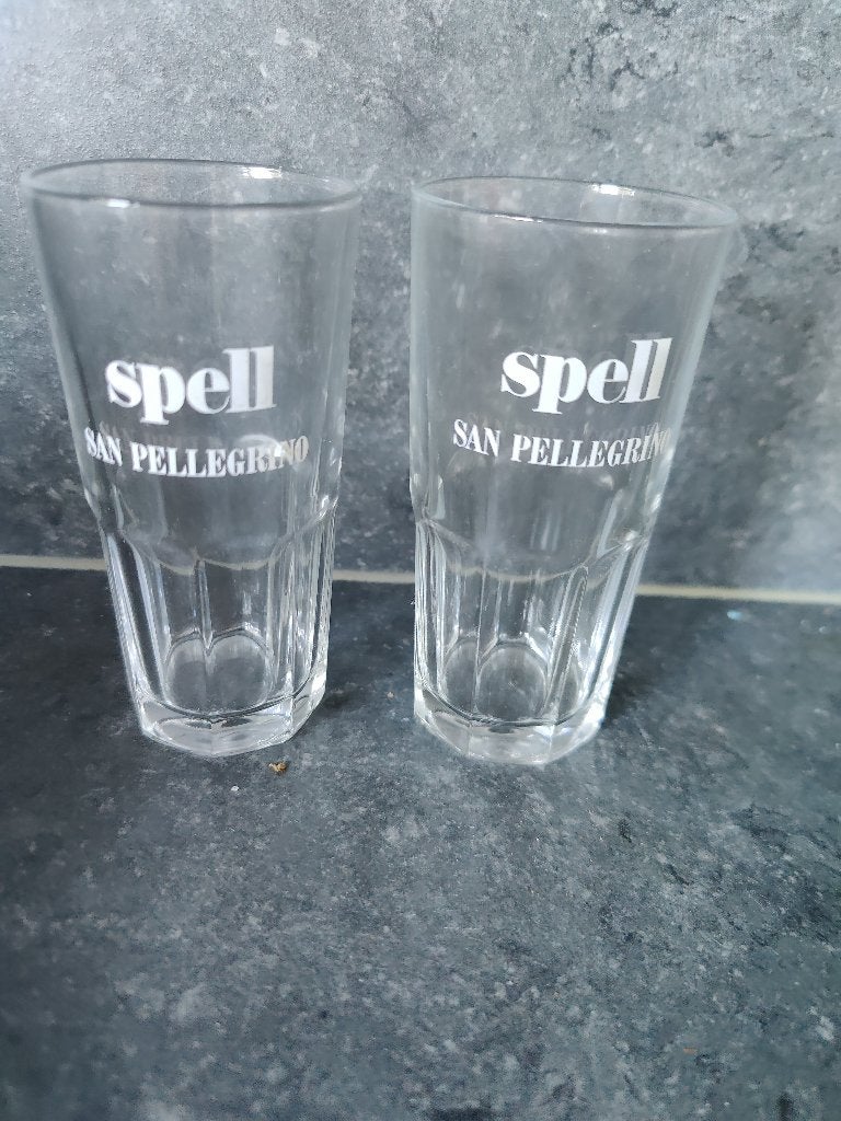 12 San Pellegrino glaasjes, Verzamelen, Ophalen, Nieuw, Frisdrankglas