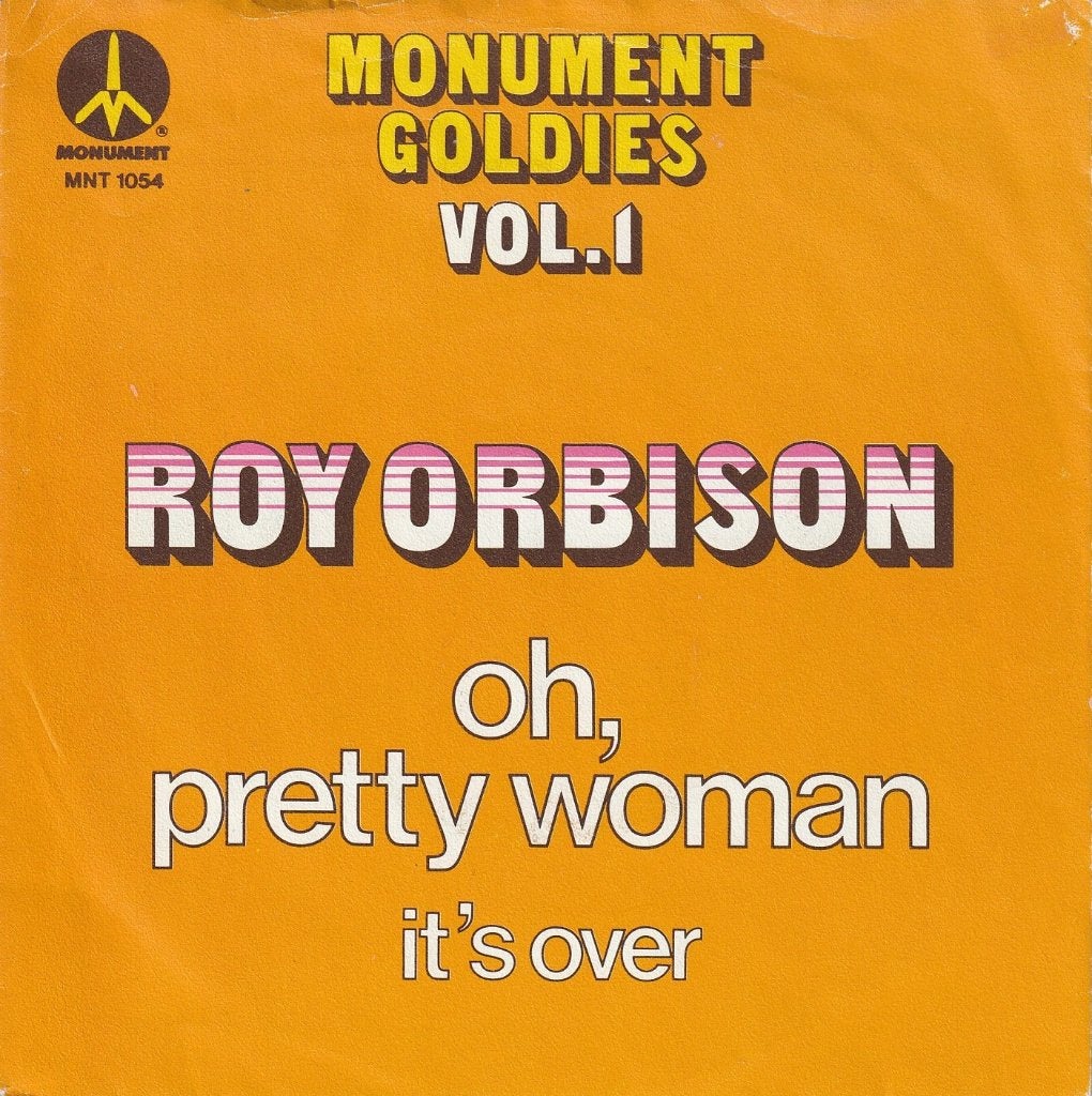 Roy Orbison - Oh, pretty woman / It's over, Cd's en Dvd's, Vinyl Singles, Verzenden, 7 inch, Zo goed als nieuw, Fotohoes