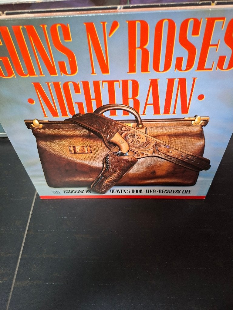 12" - guns n roses - nightrain - bak 3, Heavy metal, Ophalen of Verzenden, Zo goed als nieuw, 12 inch