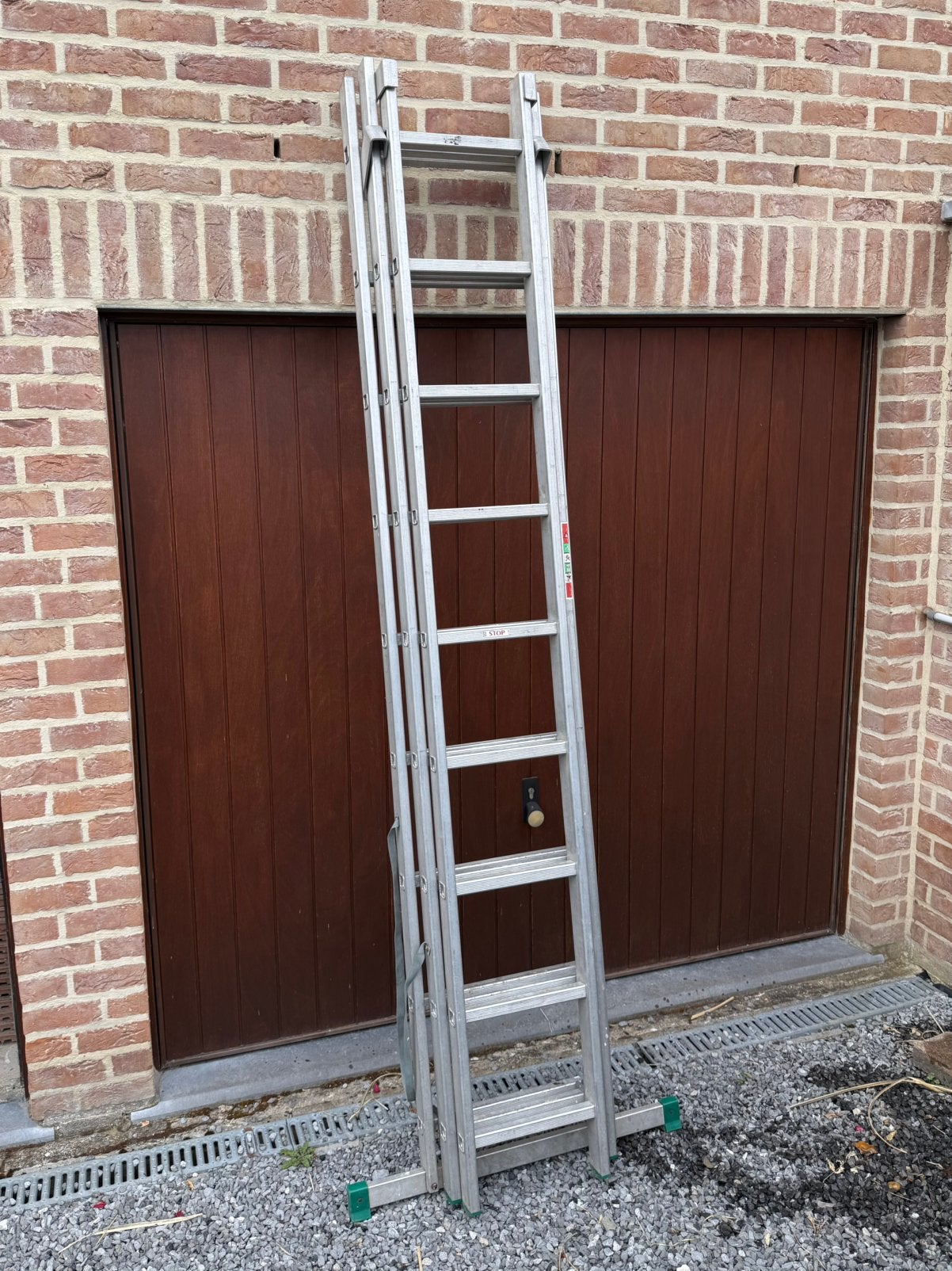 Échelle aluminium 3x9, Pliable ou rétractable/escamotable, Échelle, Enlèvement, Utilisé