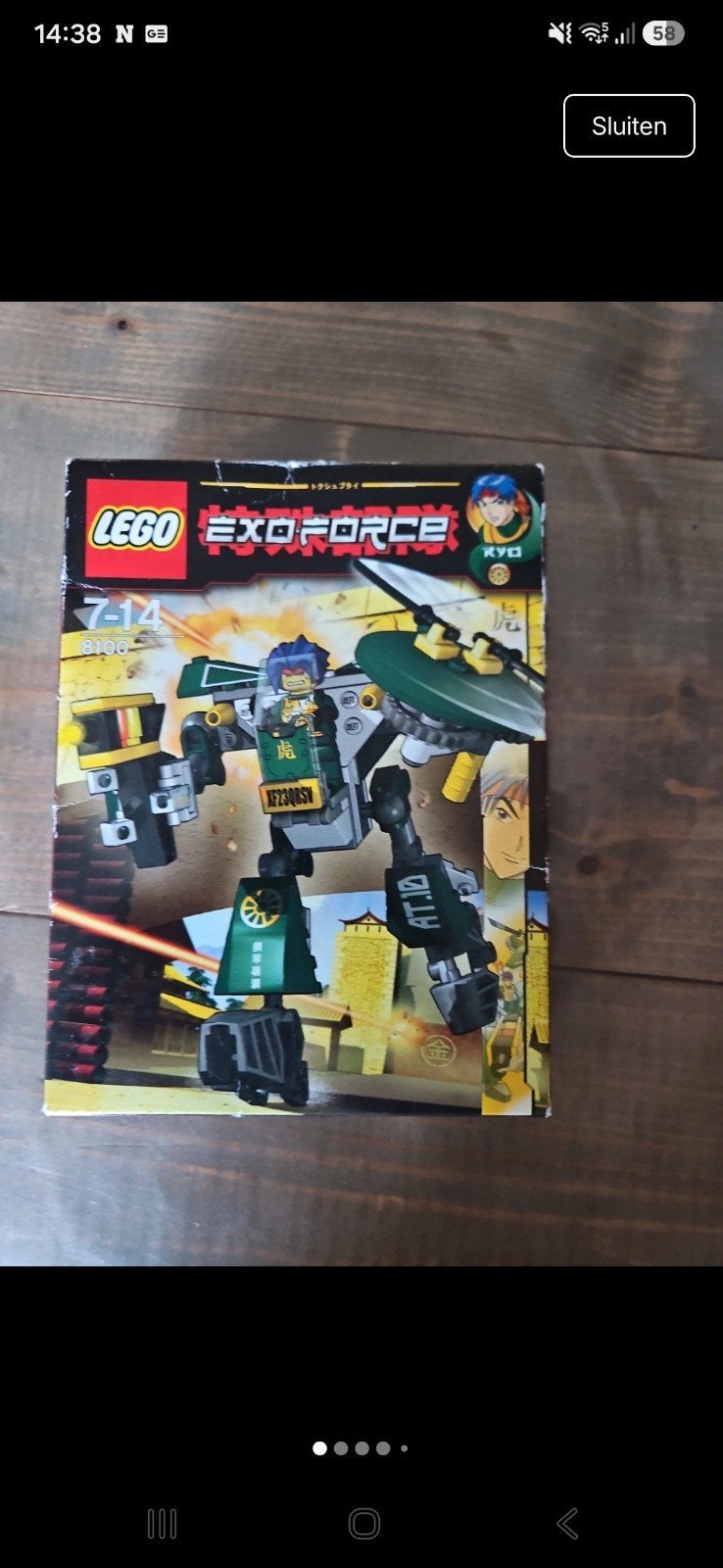 lego exoforce sealed box, Kinderen en Baby's, Ophalen, Inclusief instructies, Overige thema's, Lego