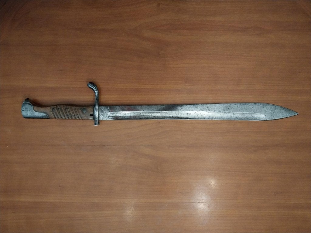Mauser 98/05 WW1 TTBE-bajonet, Ophalen of Verzenden, Landmacht, Mes of Dolk