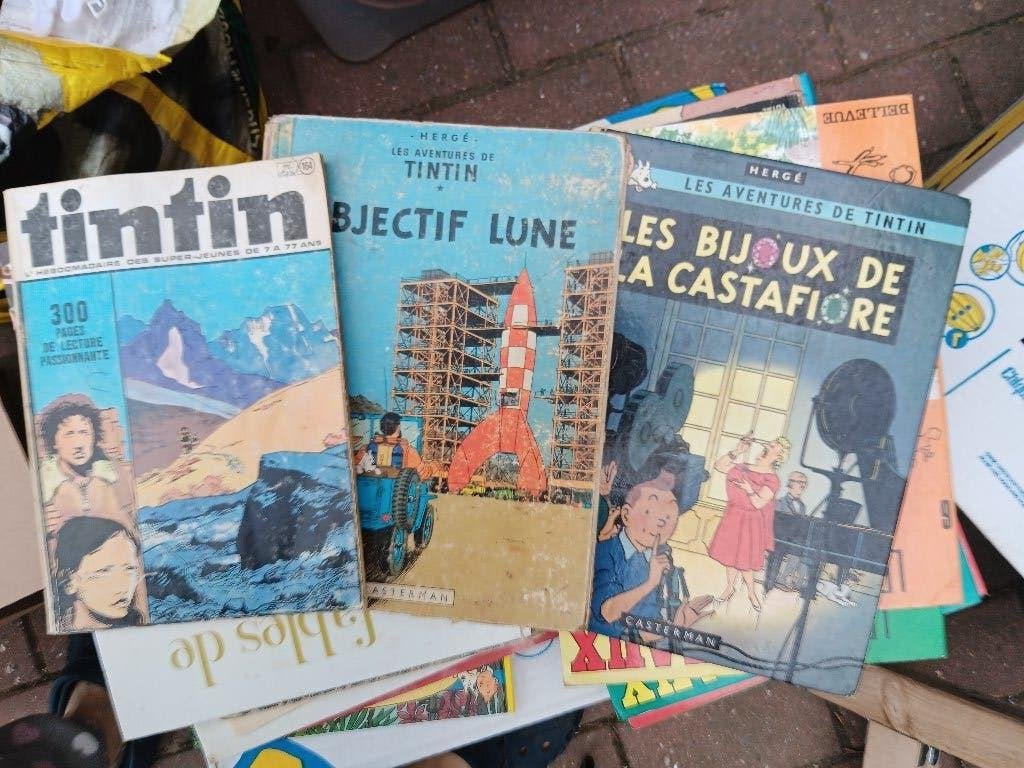 BD de Tintin ancien, Enlèvement, Tintin, Utilisé, Autres types
