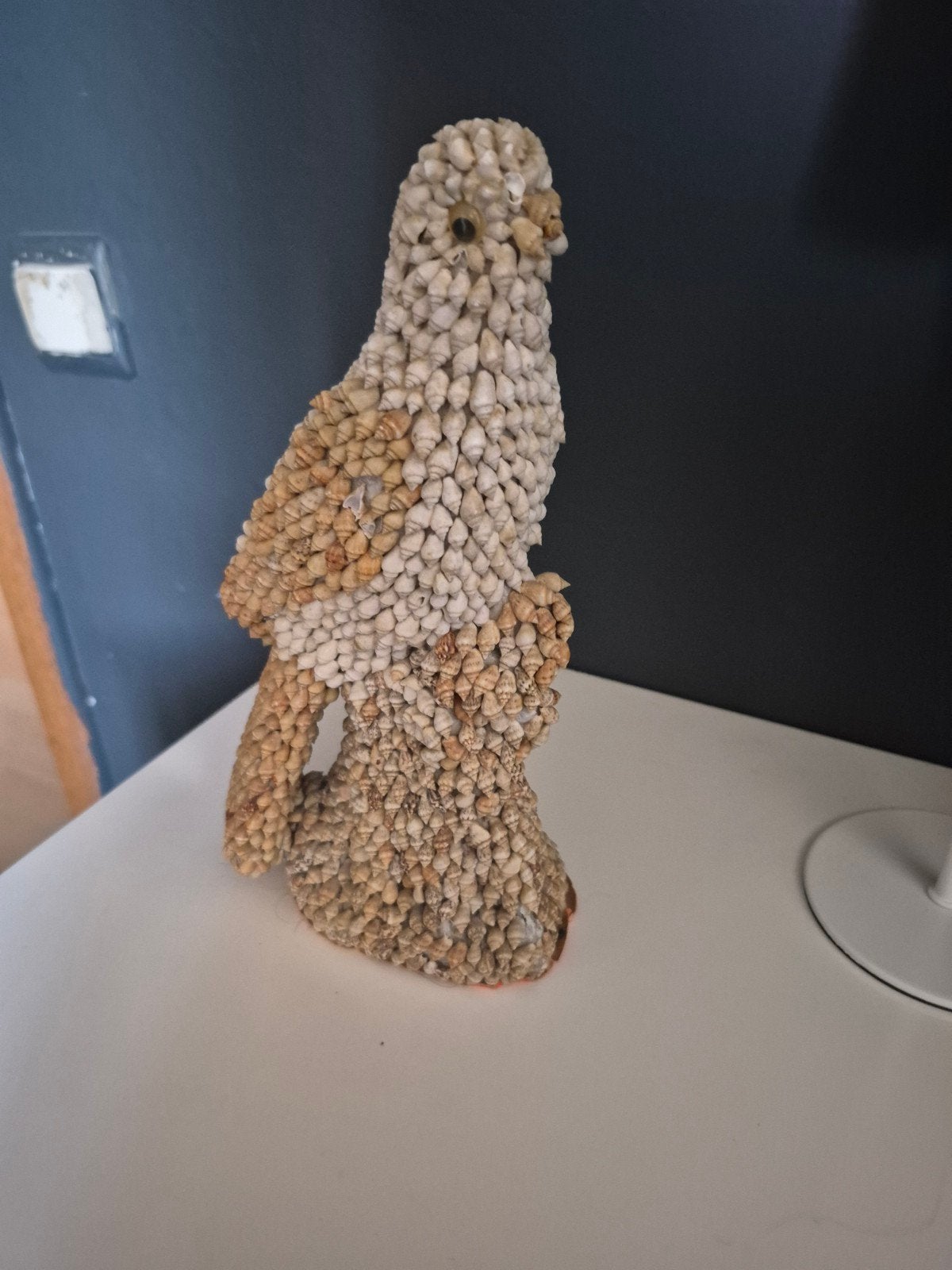 vogel decoratie uit schelpen gemaakt, Huis en Inrichting, Ophalen of Verzenden