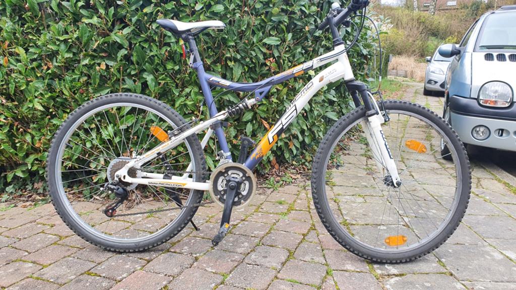 26" mountainbike als nieuw met voet, Zo goed als nieuw, 53 tot 57 cm, Ophalen, Overige merken