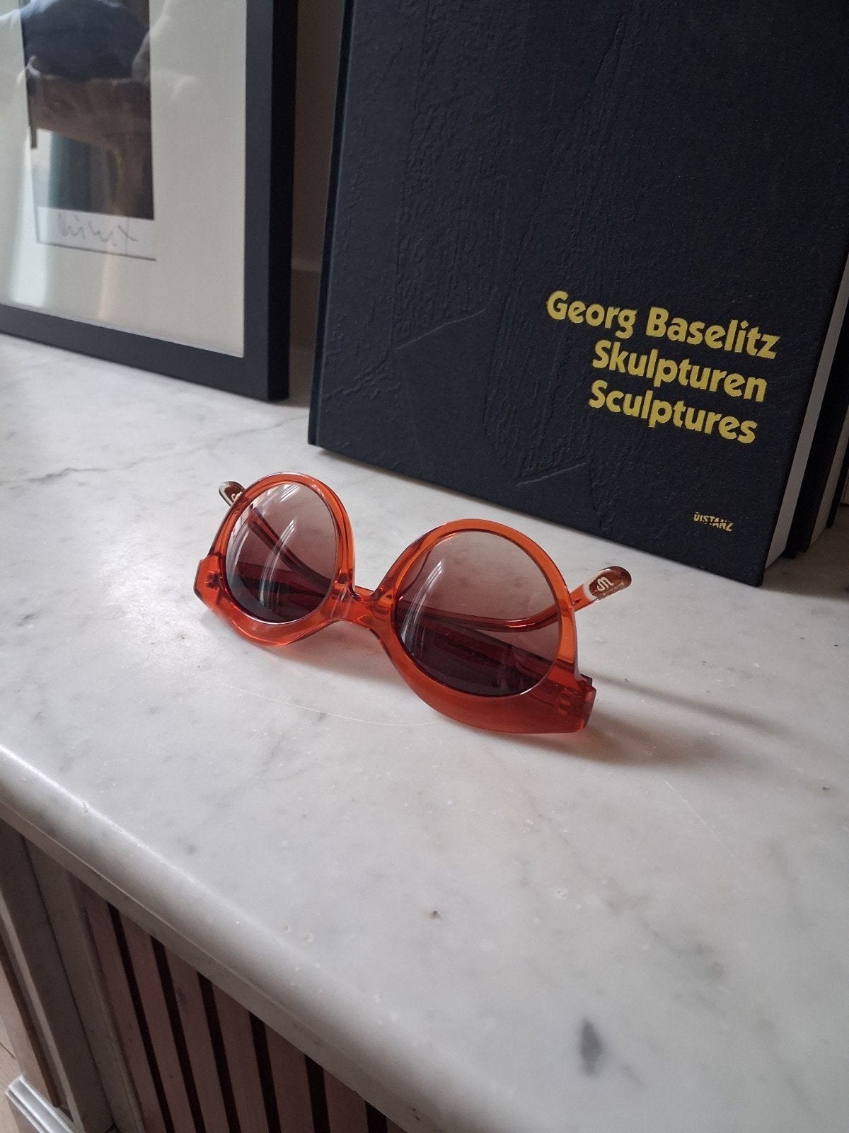 WOODY sunglasses, Bijoux, Sacs & Beauté, Rouge, Autres marques, Enlèvement ou Envoi, Utilisé