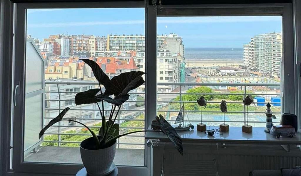 Studio te huur te Westende met zeezicht garage, Provincie West-Vlaanderen