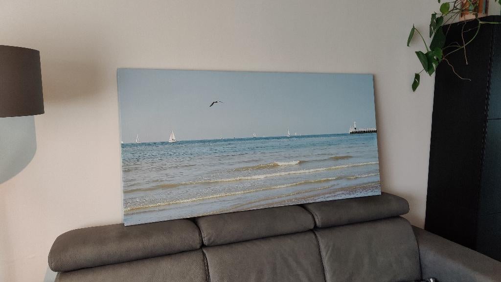 Prachtige canvas foto topkwaliteit 1m60 x80cm, Huis en Inrichting, Ophalen, Overige typen, 125 cm of meer, Zo goed als nieuw