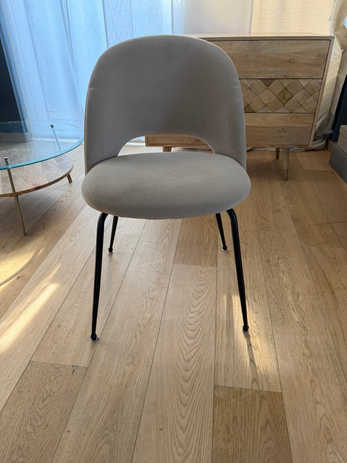 Chaise Isys - Maisons du monde, Maison & Meubles, Chaises, Enlèvement, Comme neuf, Noir