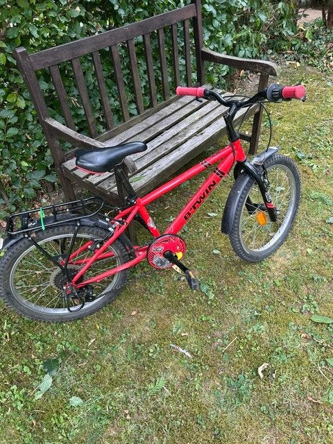 kinderfiets 20 inch, Ophalen