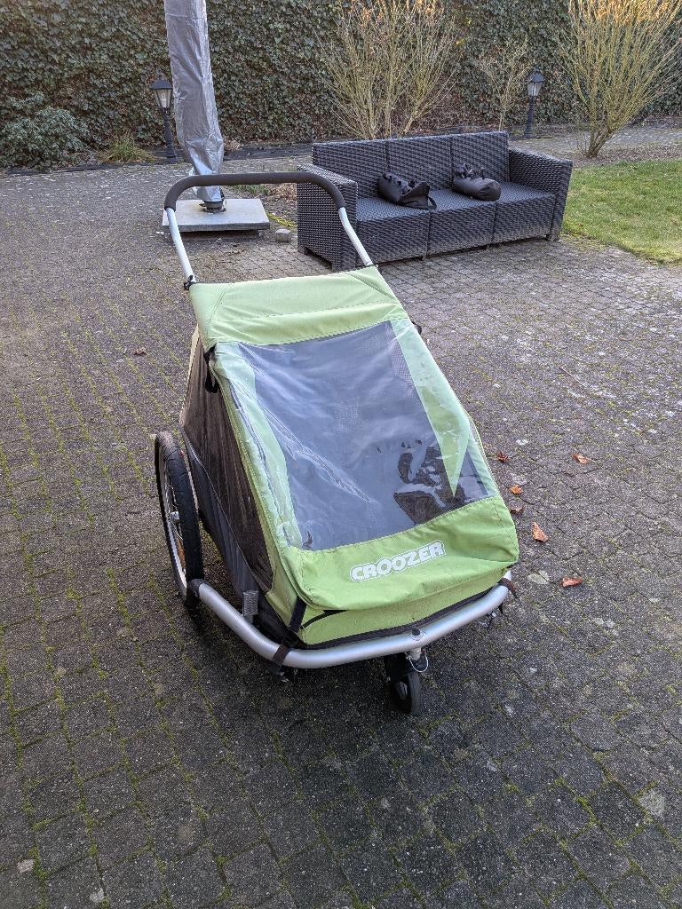 Croozer kids for 2, Fietsen en Brommers, Ophalen, Gebruikt, Opvouwbaar, 80 kg of meer