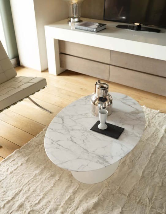 Tables tulipes laminées 90 x 180 à 320 x 160 bois céramique, Enlèvement ou Envoi, Neuf