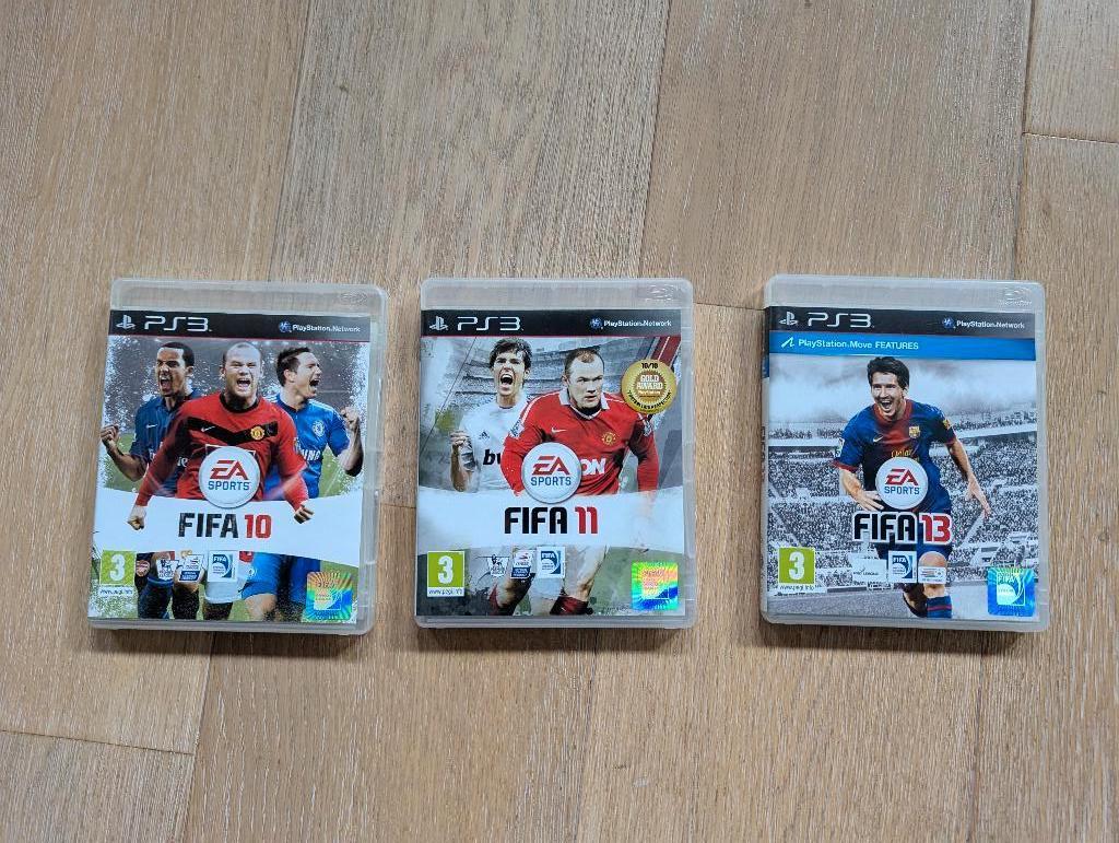 PS3 FIFA 10 - 11- 13, Ophalen of Verzenden, Zo goed als nieuw, Sport