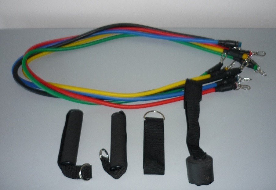 Fitness Elastiek - Resistance band kit, Sport en Fitness, Ophalen of Verzenden, Nieuw, Weerstandband