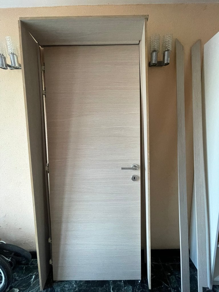 Porte intérieure avec cadre, Bricolage & Construction, Enlèvement, Moins de 80 cm, Bois, 200 à 215 cm