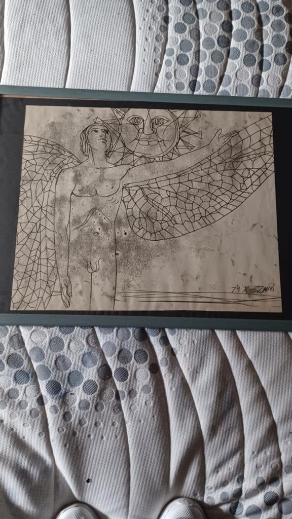 Tekening zafo, Ophalen