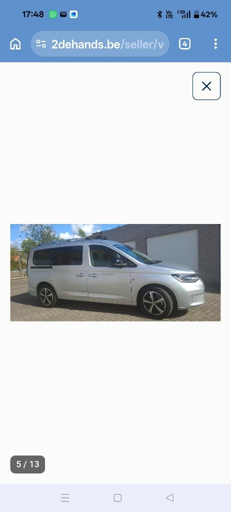 Volkswagen caddy maxi style, Dealer onderhouden, Monovolume, Euro 6, 4 cilinders