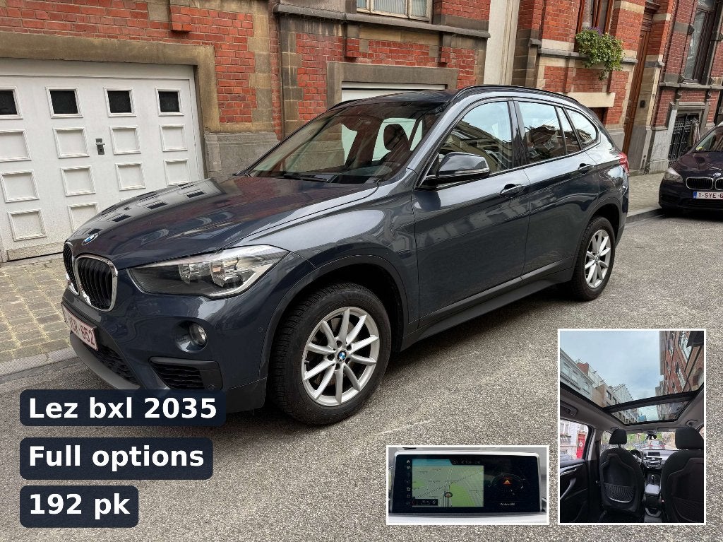 BMW X1 192pk Full options LEZ 2035 toit panoramique, X1, Achat, 1800 kg, Euro 6