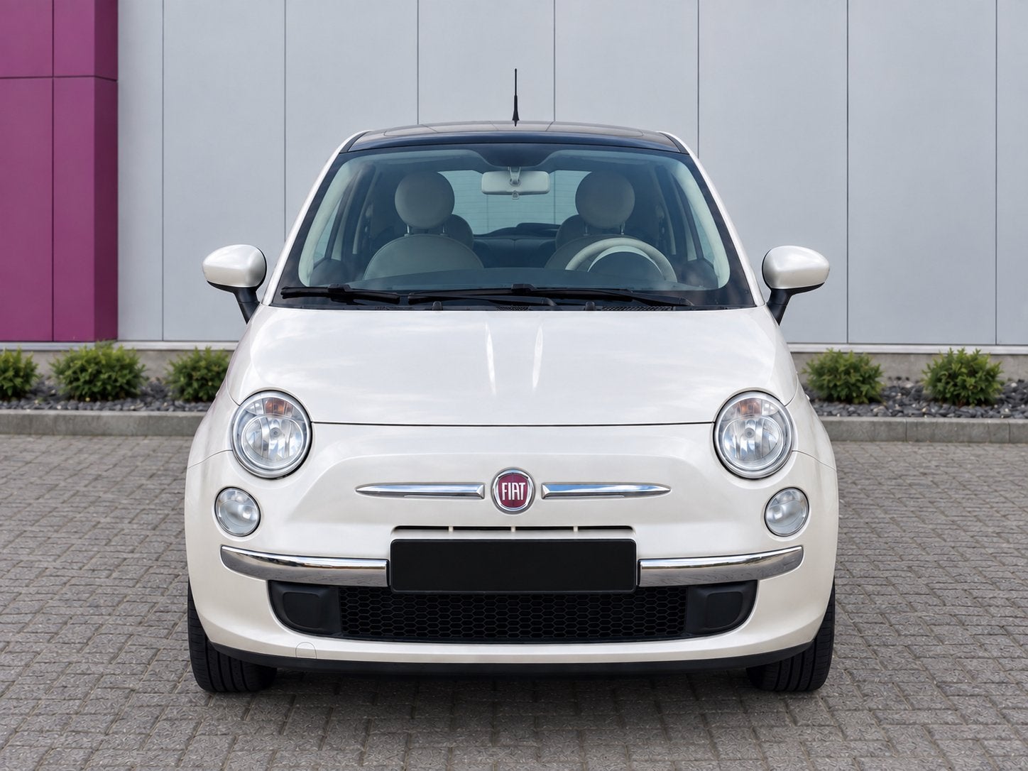 Fiat 500 1.2 Automaat – Wit metalic– Parkeersensoren, Euro 5, Achat, Entreprise, Air conditionné