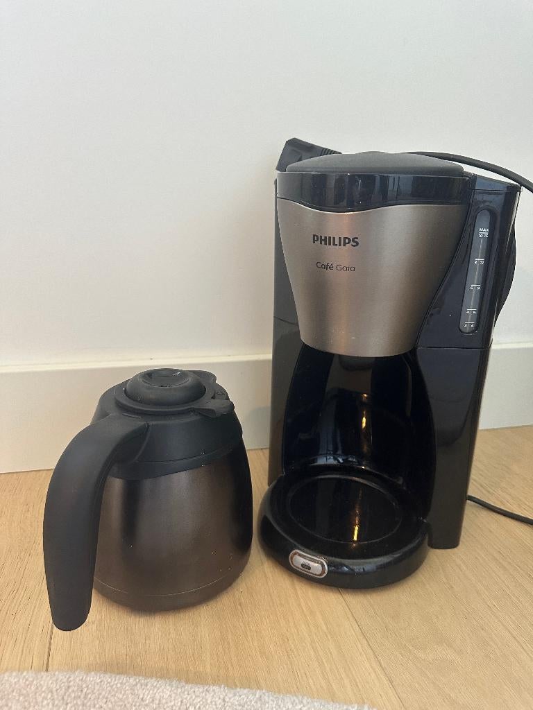 Philips Café Gaia koffiezetapparaat (thermoskan), Elektronische apparatuur, Ophalen, Gebruikt, 10 kopjes of meer, Koffiemachine