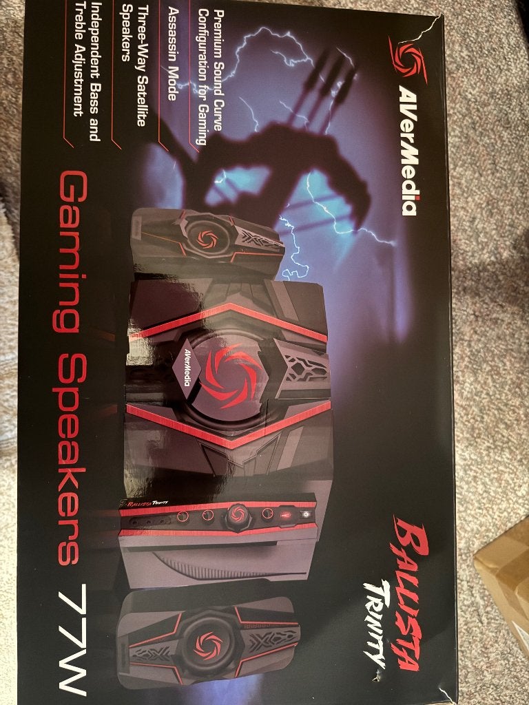 Gaming Speakers (nieuw-nooit gebruikt), Informatique & Logiciels, Enlèvement, Neuf, Avermedia