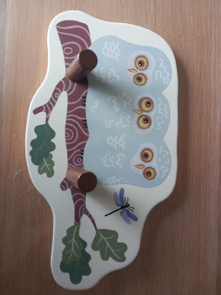 Kapstok voor kinderkamer uiltjes van ikea, Ophalen