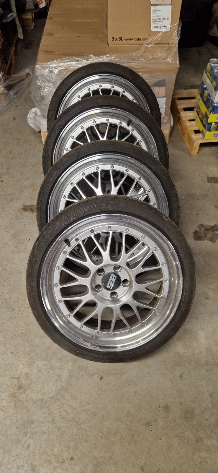 Replica lemans LM, Auto-onderdelen, Ophalen, Gebruikt, Banden en Velgen, 17 inch