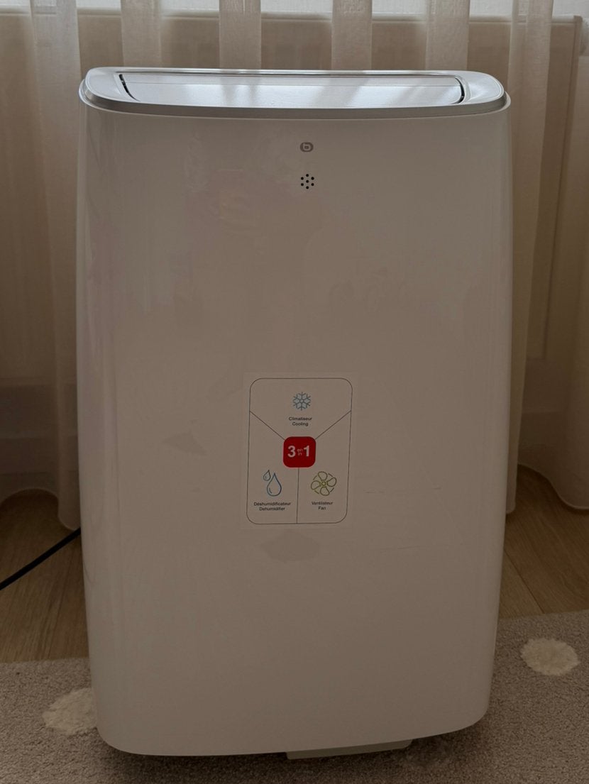 Climatiseur portatif 3 en 1 Essentiel, Enlèvement, Comme neuf, Climatiseur mobile, Télécommande