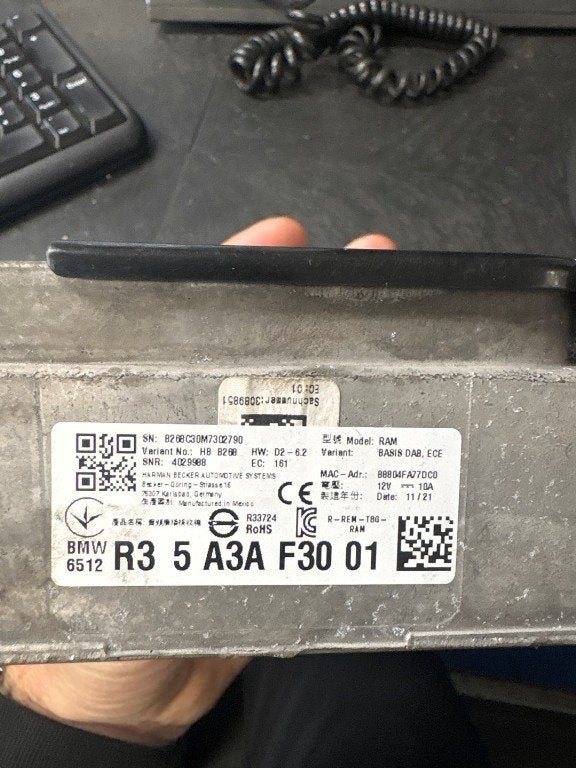 AUDIO VERSTERKER BMW X3 (G01) (01-2017/06-2020), Gebruikt, BMW, Petuelring 130
80809  München, DE, Bayerische Motoren Werke AG