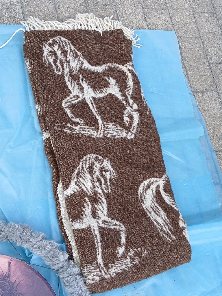 Paardendekens wol, Huis en Inrichting, Woonaccessoires | Plaids en Woondekens, Ophalen of Verzenden, Wol