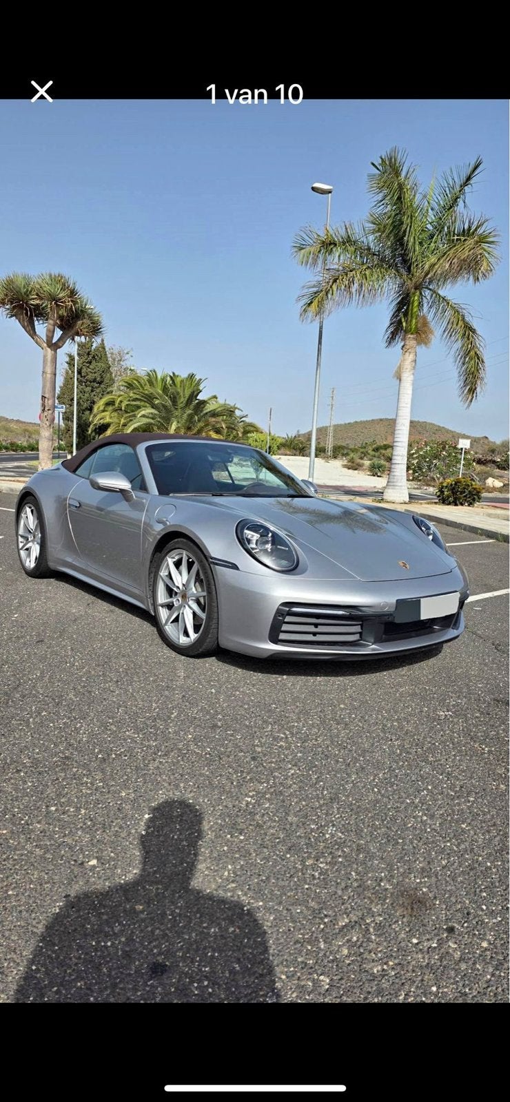 Porsche 992 Cabrio, Bruin, Leder, Particulier, Te koop