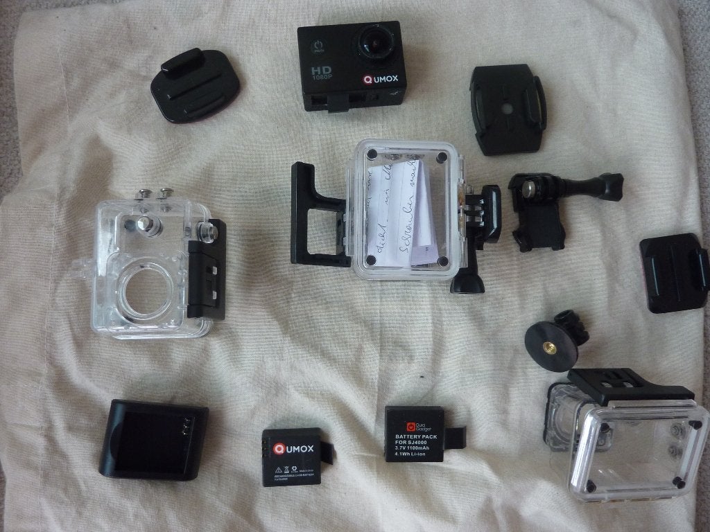 Action Camera Qmox (=SJ4000), 1080p, Ophalen of Verzenden, Gebruikt, Overige merken