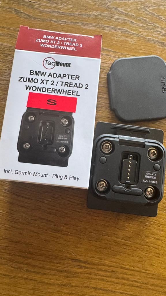 TeqMount BMW adapter met Wonderwheel Zumo XT2  of Tread 2, Ophalen, Zo goed als nieuw