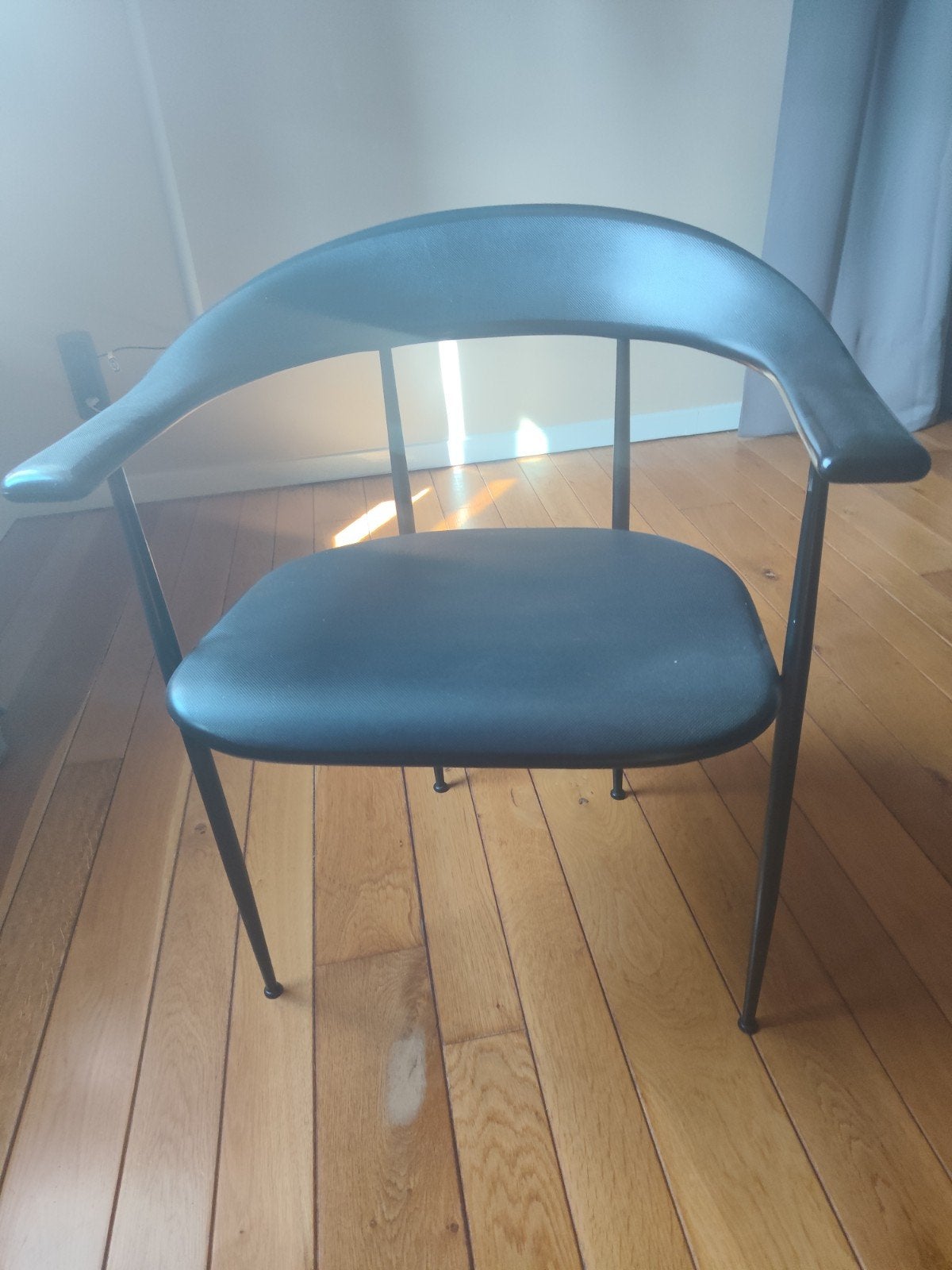 Design stoelen, Ophalen, Zwart, Metaal, Twee
