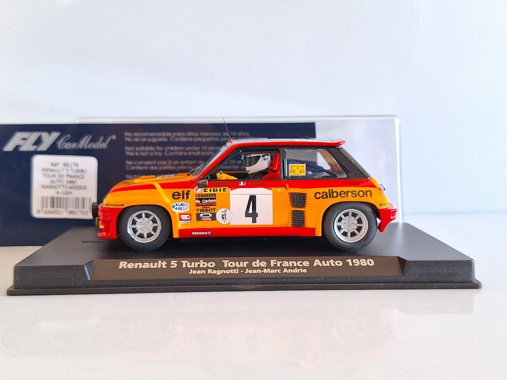 Fly Renault 5 TURBO Tour De France A-1204, Kinderen en Baby's, Speelgoed | Racebanen, Nieuw, Racebaan, Elektrisch, Overige merken