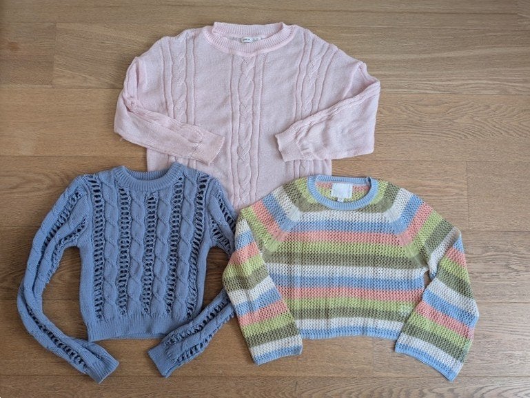pulls ajourés fille - taille 158 (13 ans), Enlèvement, Utilisé, Fille