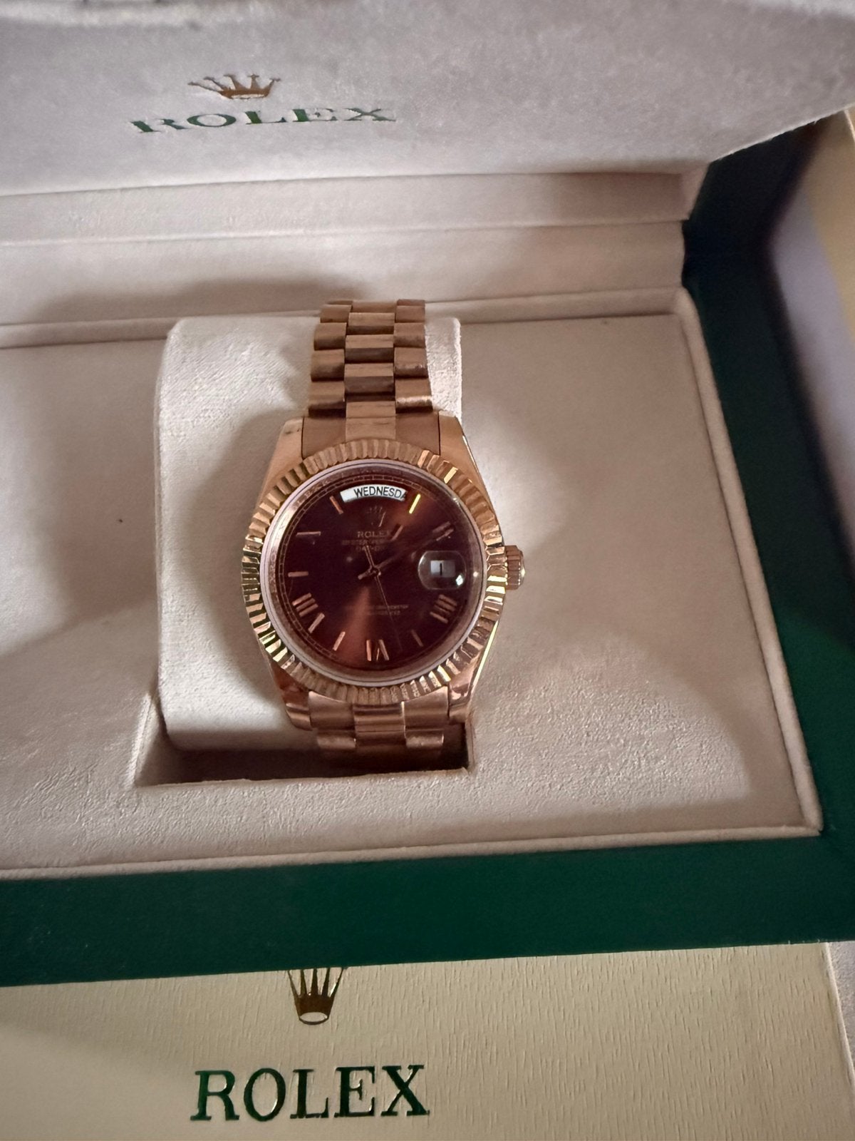 Rolex fataliste automatique, Bijoux, Sacs & Beauté, Enlèvement, Comme neuf, Rolex
