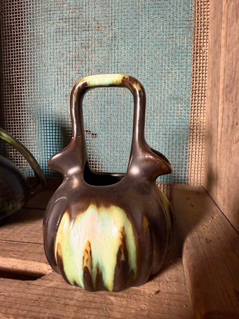 Art Deco / Art Nouveau vaas Airain Thulin – België –ca. 1930, Antiek en Kunst, Ophalen of Verzenden