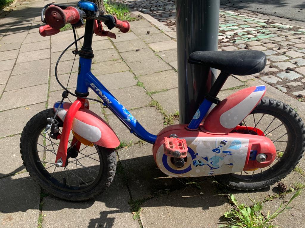 Velo enfant 3-5 ans, Ophalen, Gebruikt, Minder dan 16 inch