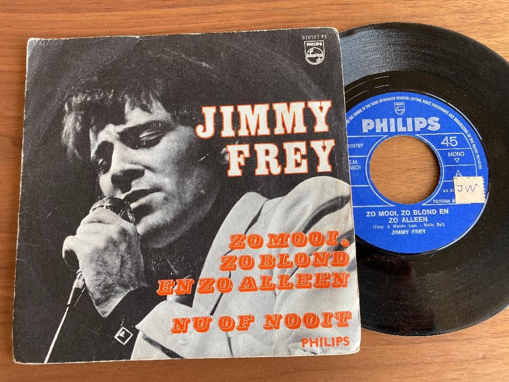Jimmy Frey – Zo Mooi, Zo Blond En Zo Alleen, Ophalen of Verzenden, Nederlandstalig